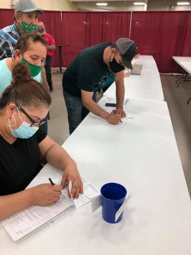 Another vaccination event took place April 17 and the Kalamazoo County Expo Center.