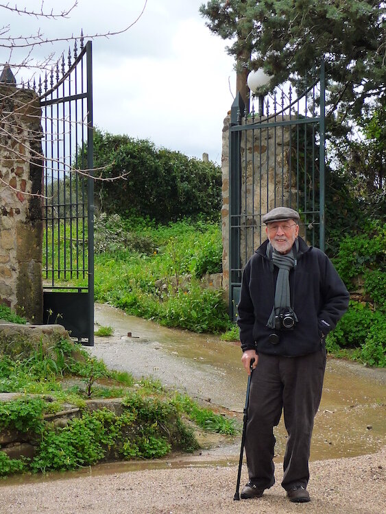 Lance Ferraro poses on his visit to Sicily 12 years ago.