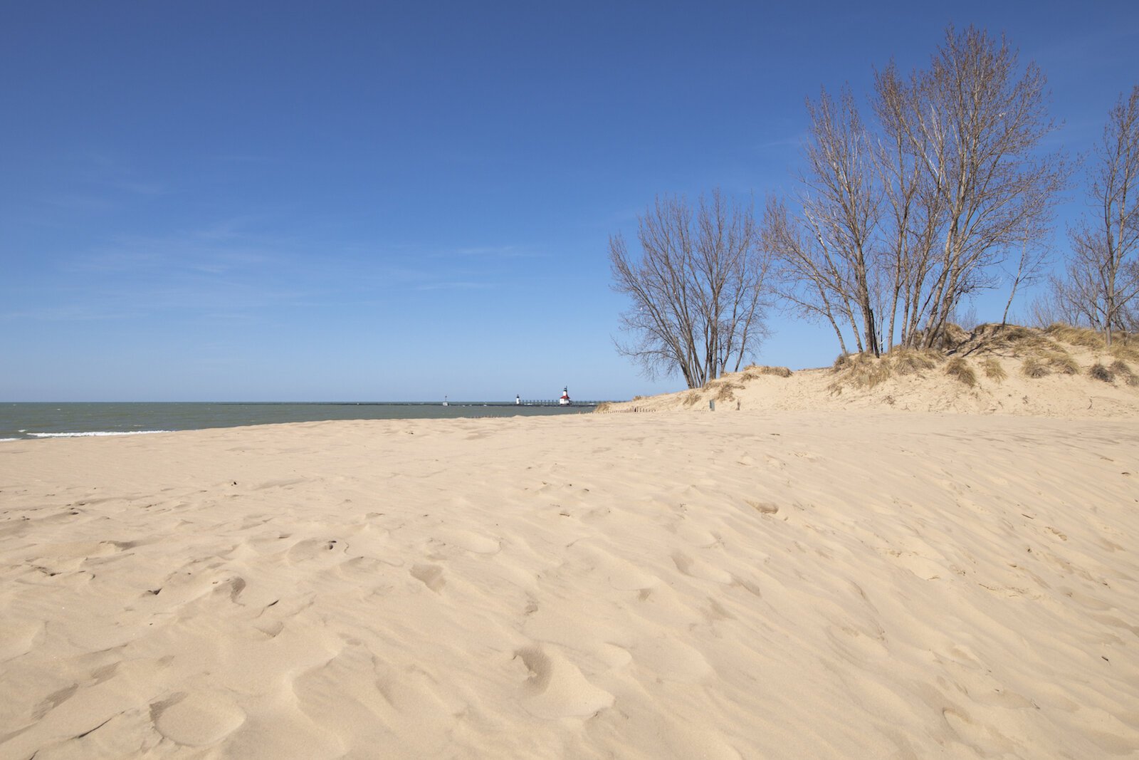 At Silver Beach in St. Joseph.