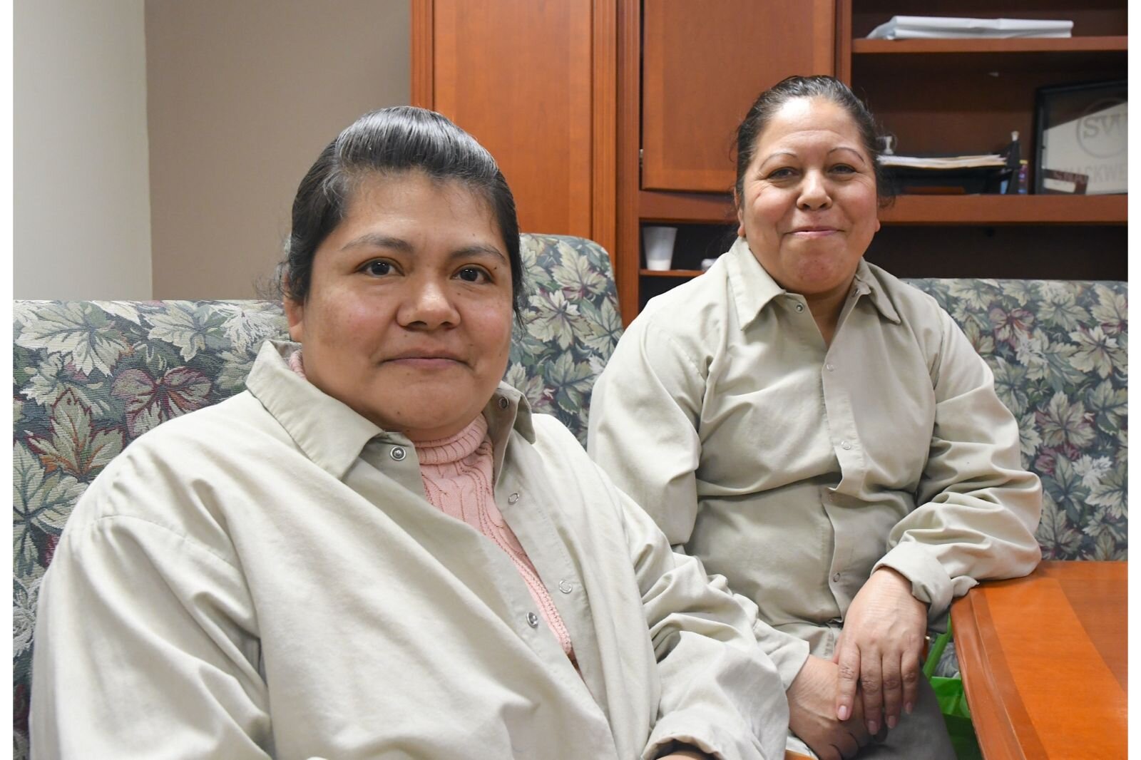 Elizabeth Delgado Galeno, left, and Araceli Raphael are two Snackwerks employees who completed the “Workforce English as a New Language (ENL)” course. The course was done in conjunction with VOCES and the support of the City of Battle Creek.