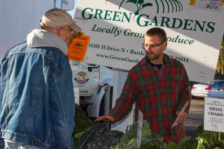 Trent Thompson of Green Garden photo by Susan Andress