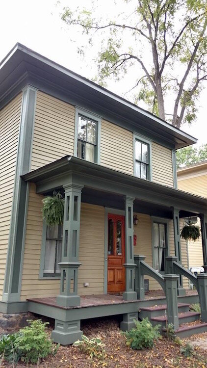 Sharon Carlson and Tom Dietz are owners of the Pengelly House. It was built in the 1880s by Richard and  Mary Pengelly. 
