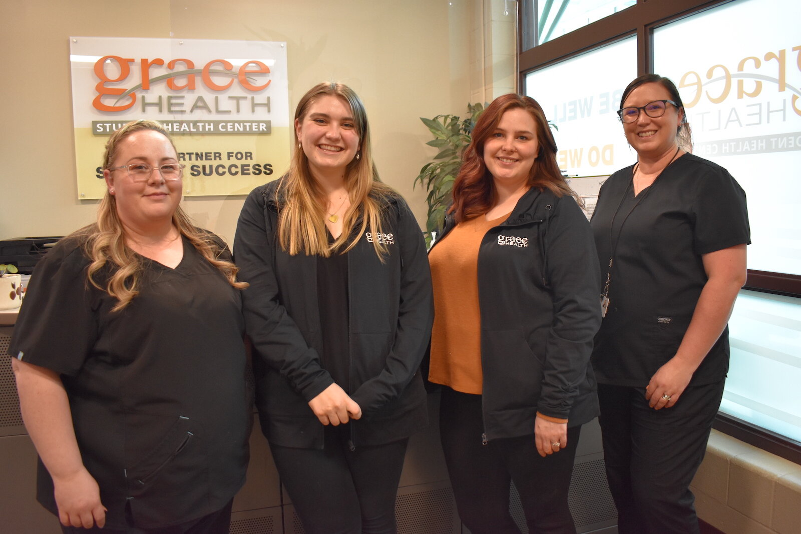 Staff at a school based clinic at Lakeview in Battle Creek.