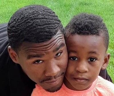 This is a picture of Devante Kelley and his son Greyson. Devante was among several young men shot and killed in different incidents this past summer In Kalamazoo. He was a nephew of Gwendolyn Hooker.