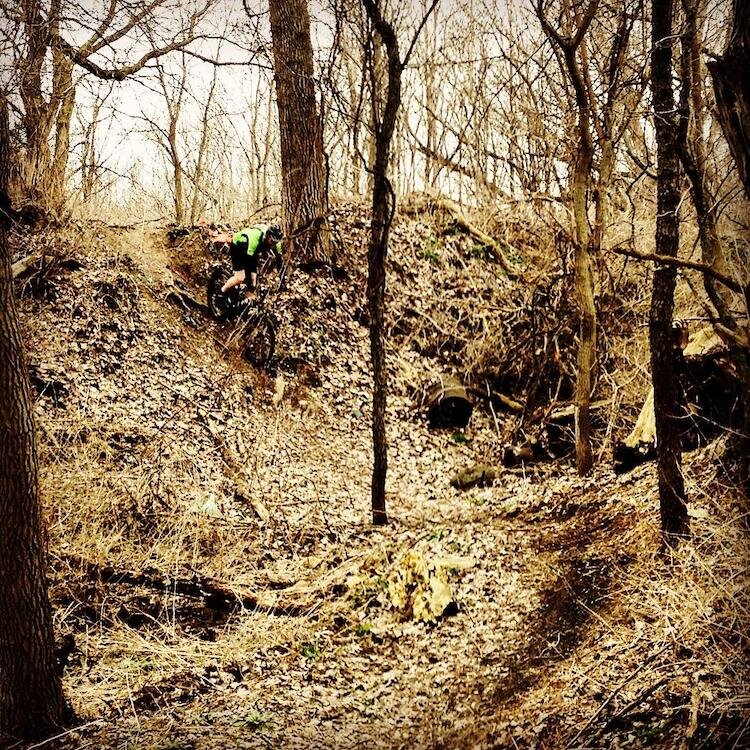 A trail through The Dump.