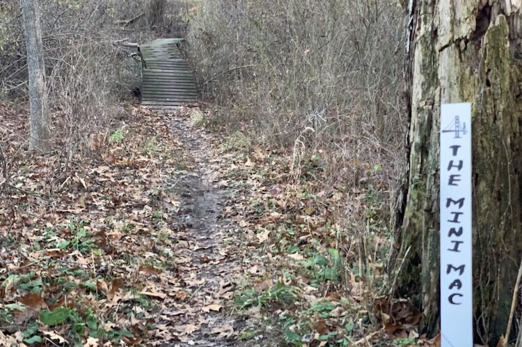 A trail through The Dump.