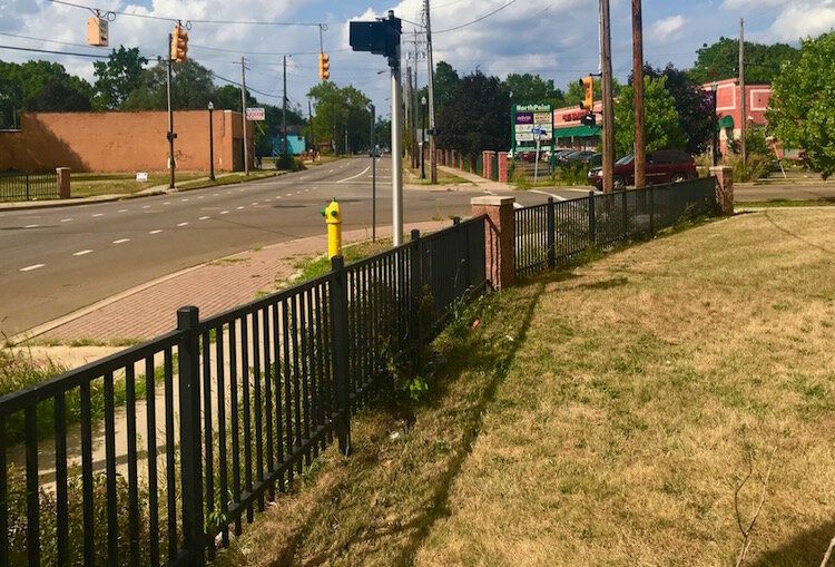 The unused land off the corner of North Westnedge Avenue and North Street (seen here at right) Is soon to become the home of three tiny houses, care of HOPE Thru Navigation.