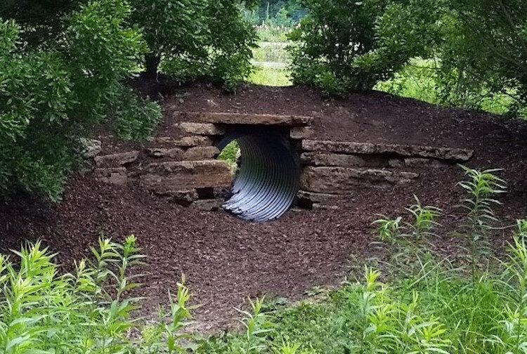 This is a sample natural structure that is among the kind being considered for the playscape. 