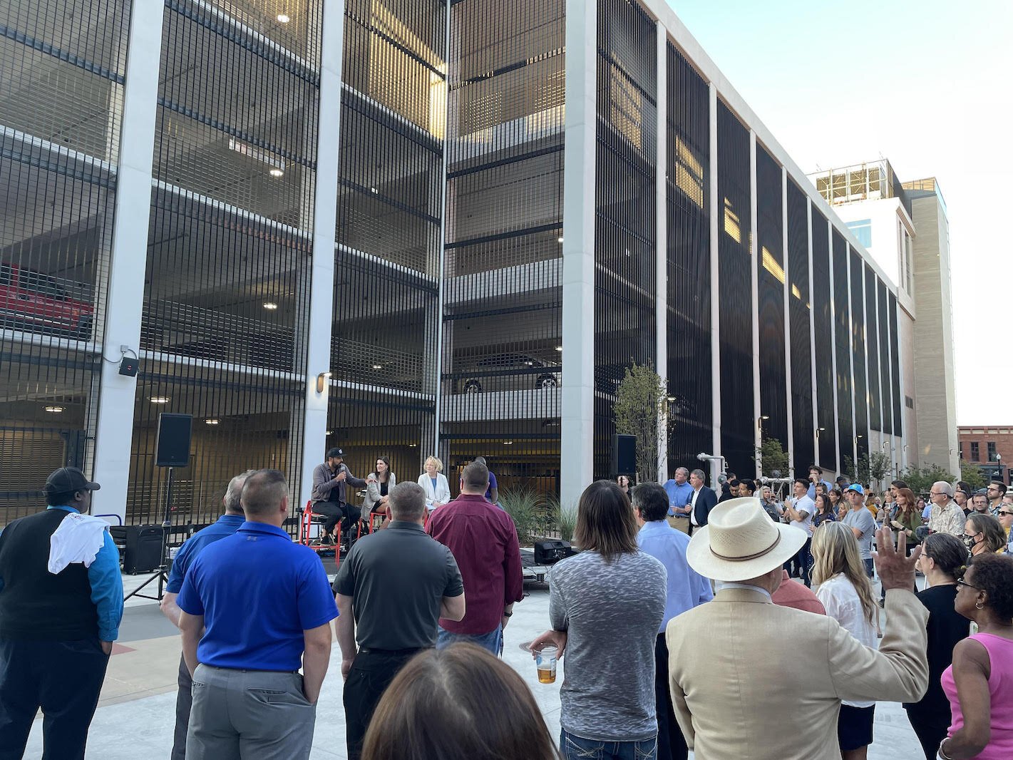 About 80 to 90 people turned out to learn about plans for the new Haymarket Plaza and placemaking in downtown Kalamazoo.