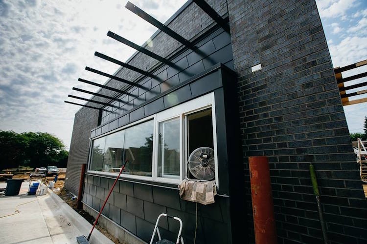 The oversized windows at the newest Water Street Coffee Joint