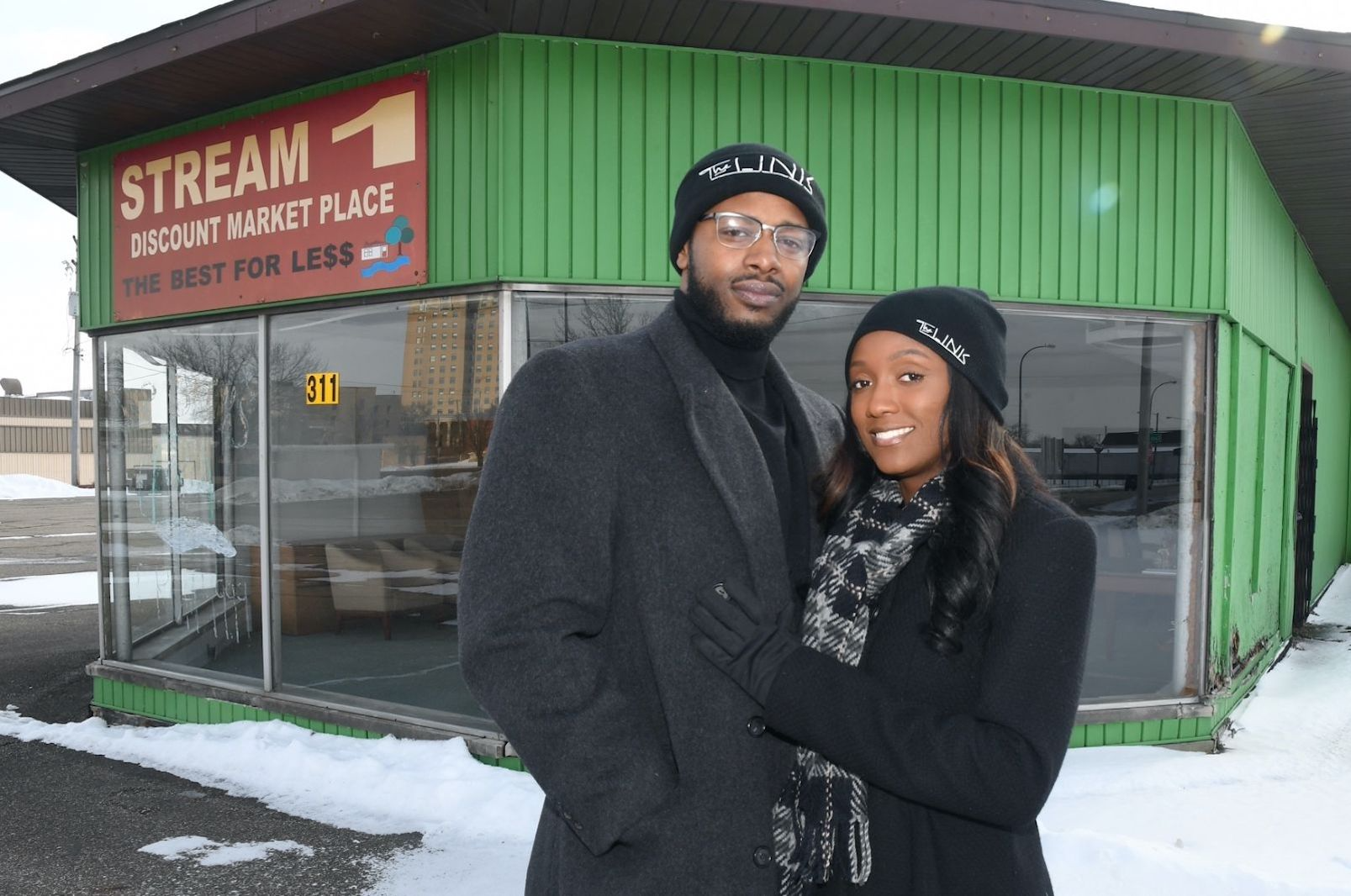 Tonesha Heath, seen with her husband Marcelle, plans to open an events center at 311 West Michigan Avenue in Battle Creek.