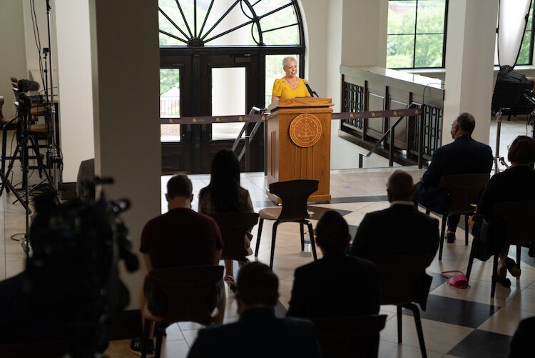 More resources to help students will be possible with a $550 million donation being made to WMU says Kristen DeVries, VP for Advancement at Western Michigan University and executive director of the WMU Foundation.
