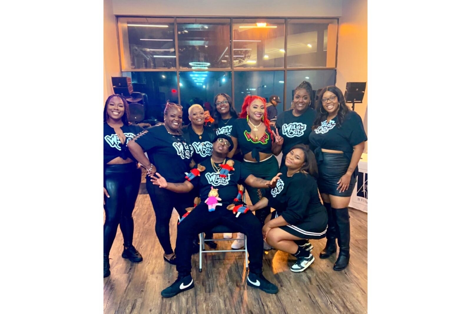 Staff members and friends at The Xperience dress as cast members of the 'Wild N Out" TV show for an Oct. 30 Halloween party at the venue.
