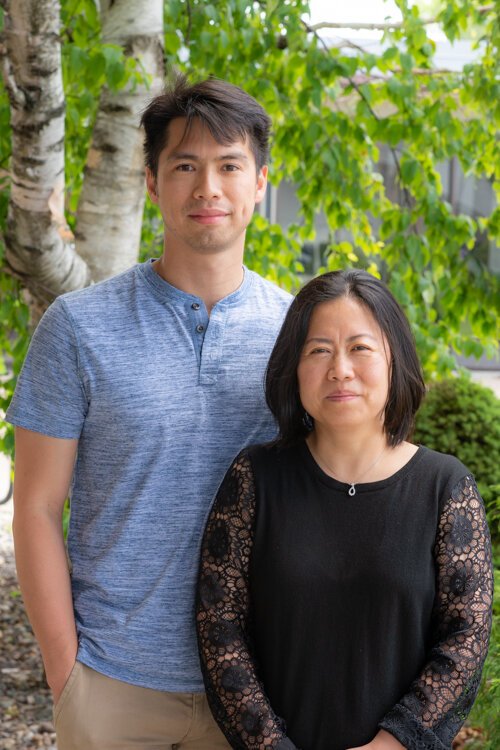 Xin Wang and Husband business partner 