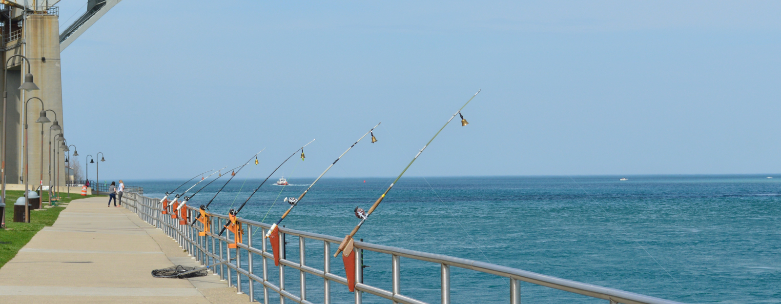 The St. Clair River is a perfect backdrop for the annual Sturgeon Festival.