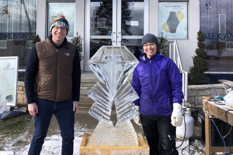 A scene from last year’s Icy Bazaar in St. Clair. This year’s event promises to be the “biggest one yet,” says Bryan Ulatwoski, president of the St. Clair Chamber of Commerce.