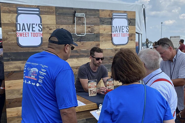 2022 MI New Favorite Snack competition grand prize winner, Andrew Chmielewski of Dave's Sweet Tooth of Harrison Township, Michigan.