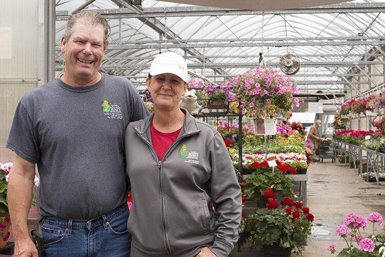 Todd Hulett "The Corn Man" and his wife Cheryl own Hulett's Farm Fresh Market & Greenhouse.