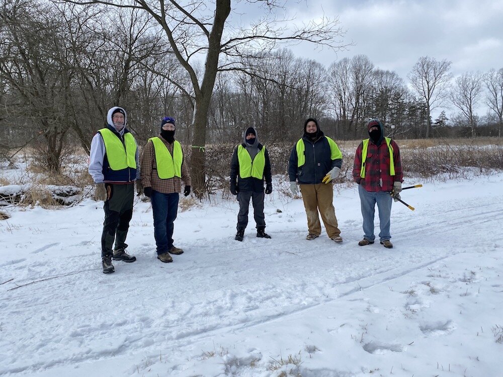 Volunteers have logged over 200 hours at the St. Clair County park.