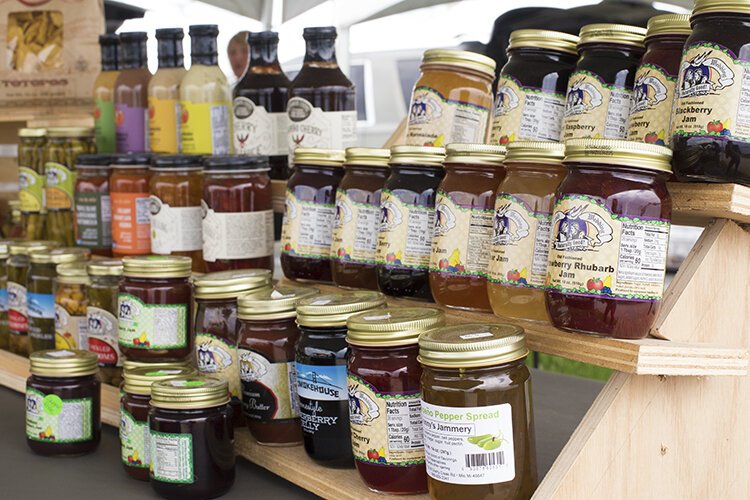 A selection of jams and other artisan goods can be found at the Green Barn Winery's booth at Vantage Point Farmers Market where it has been a vendor since 2013. 