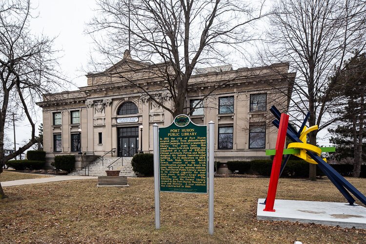 The Port Huron Museum’s Carnegie Center.