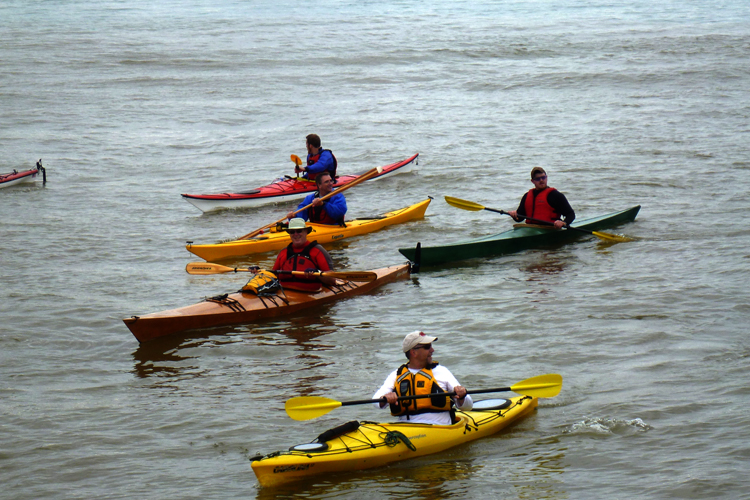 Kayaking on the St Clair waterways.