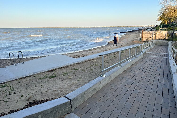 ADA walkway at Keewahdin Road Beach in Fort Gratiot Township.