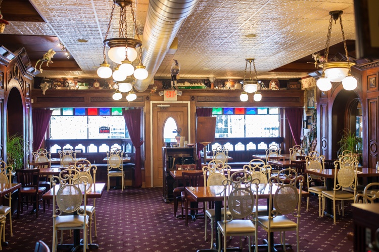 The dining room at The Atrium