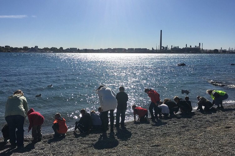 Hanging out by the St. Clair River