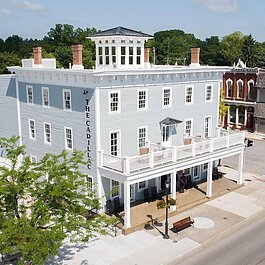 The Cadillac House Inn & Tavern, which dates back to 1860, is one of the most prominent landmarks in the Village of Lexington which is known for its historic, small-town charm.