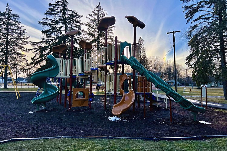 Playscape at Clay Township Park.