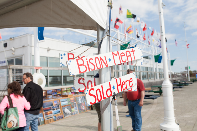 Bison meat is available from vendors at the Port Huron farmer's market.