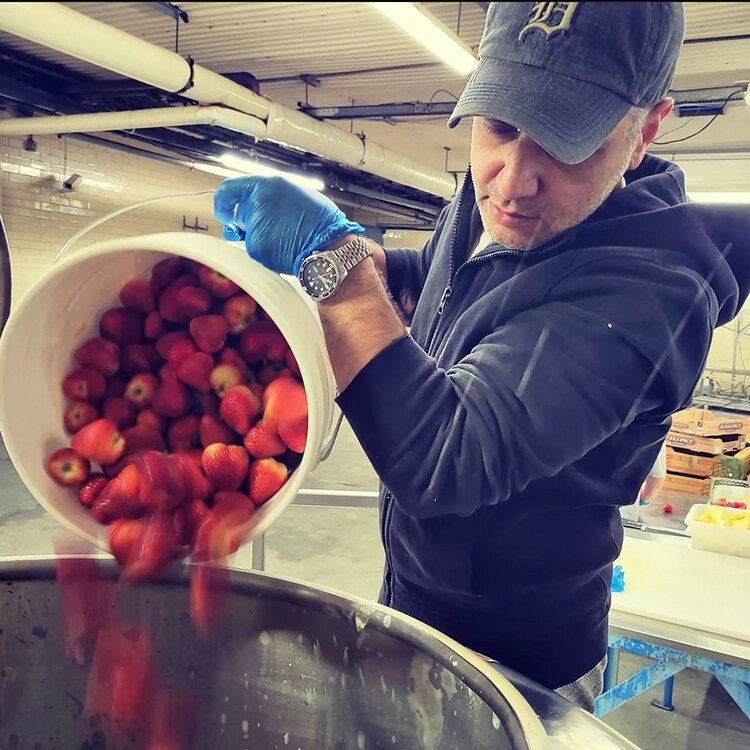 David Shammas is the founder and co-owner of Live Crispy snacks in Bloomfield Hills.