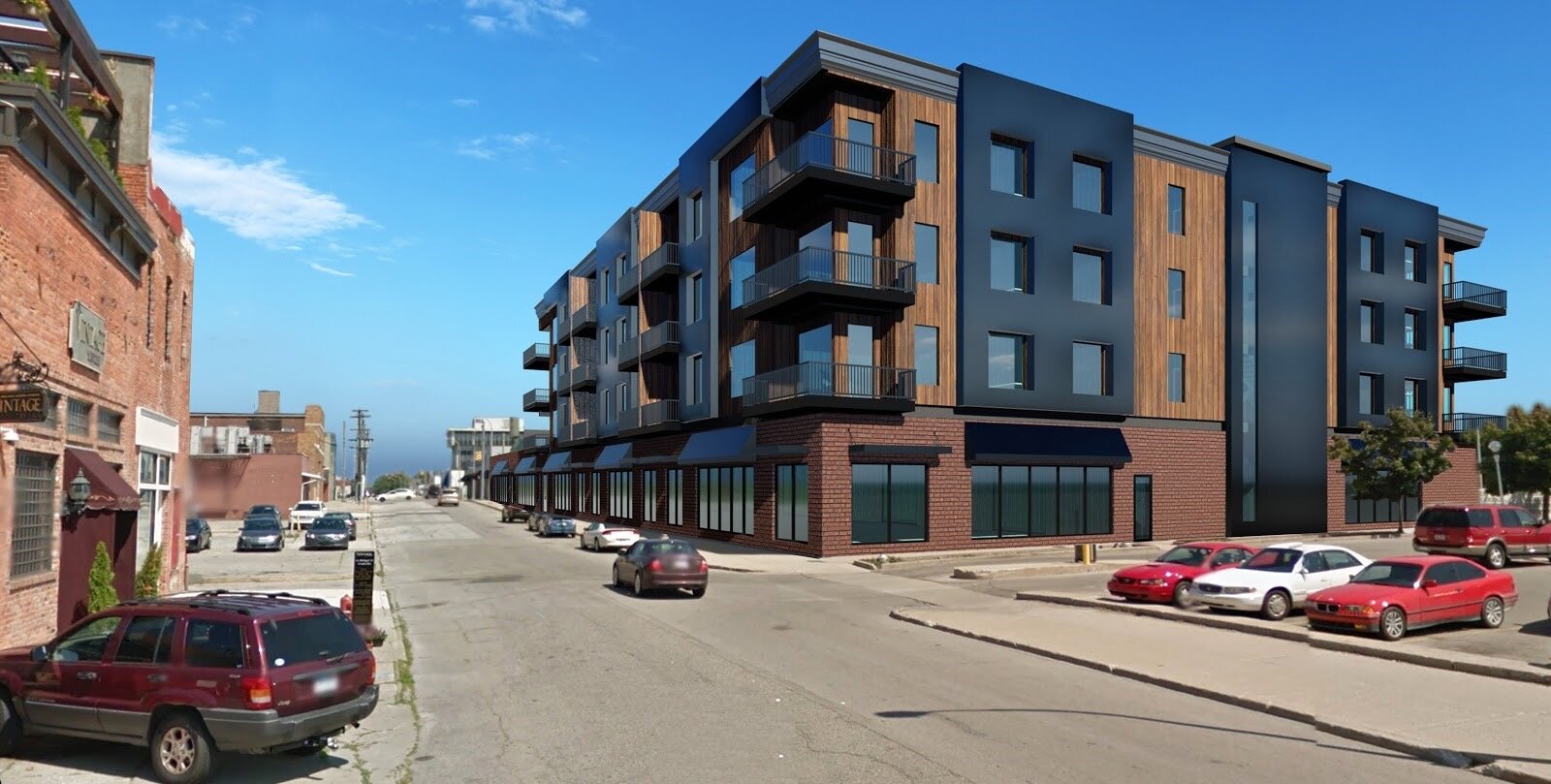 A rendering of the Wrigley Center development in downtown Port Huron