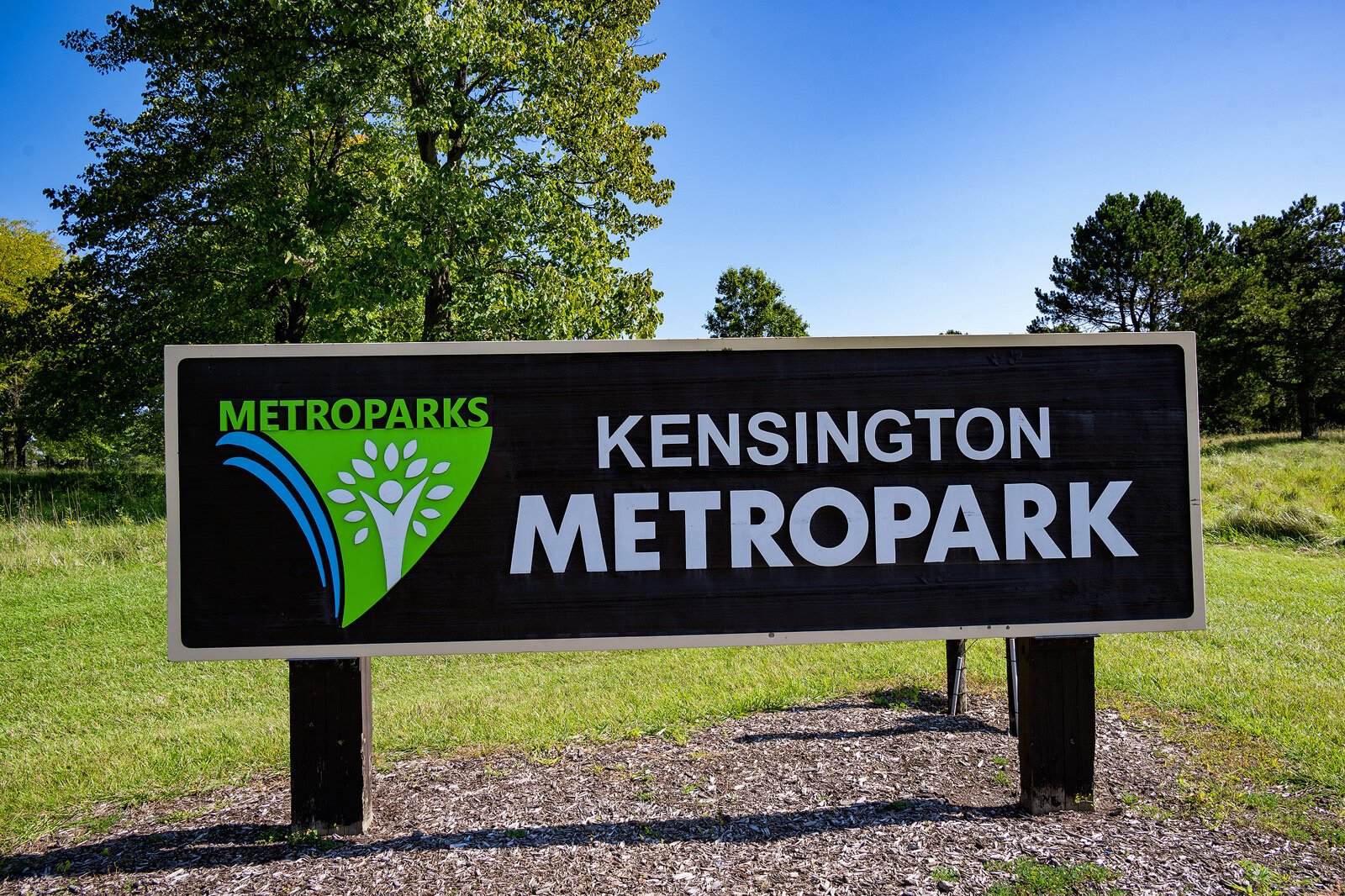 Signage at Kensington Metropark.