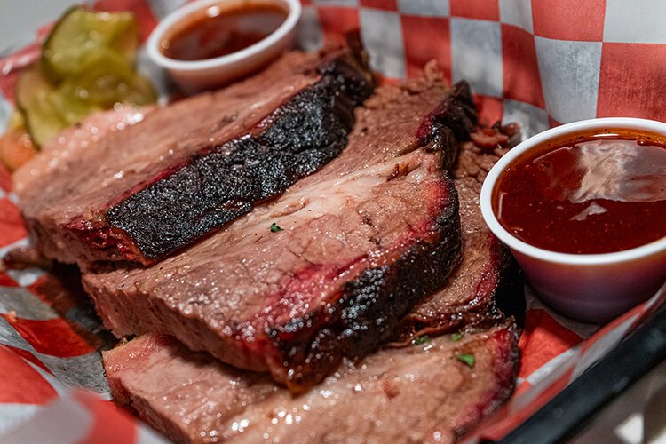 One of the more popular items on Fire Up Grill's menu is the smoked brisket which can also be found in their chili and smoked brisket nachos.