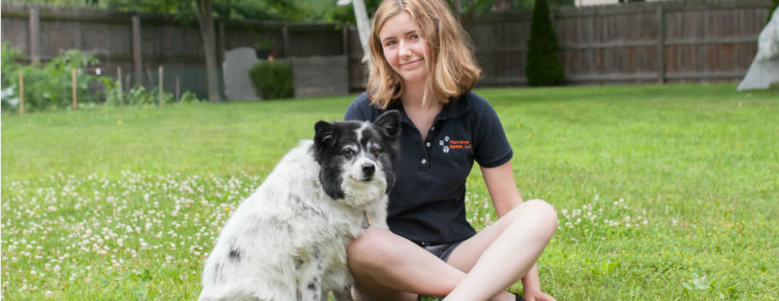 Lindsey Sobkowski with her inspiration, Fritz