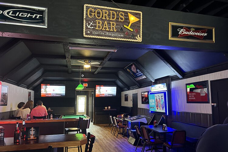 Gord's Bar is located at 514 S. Water St. in downtown Marine City.