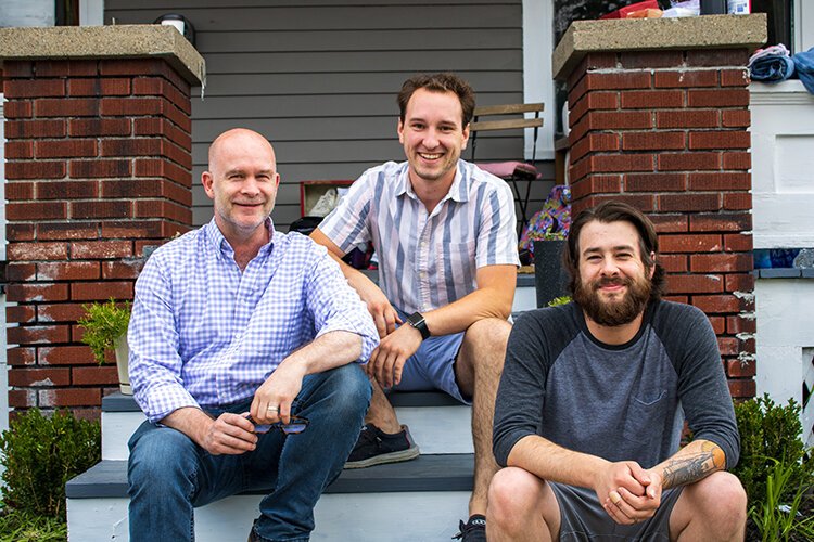 (From left) Daniel Willams, Tyler Moldovan, and Kevin Lynch.