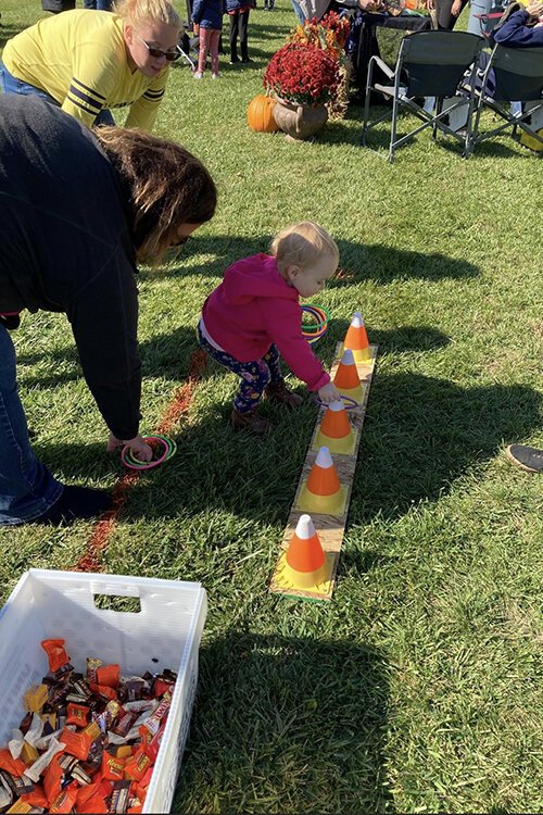 Community members participate in Halloween in the 'Nac.