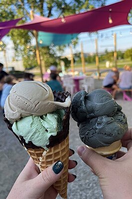 “With how busy we've been with their ice cream selling here, people love our ice cream,” says co-owner Matthew Faulkner. “We see it on social media, they love the flavor profiles, they love the styles, and they love the taste of it.”