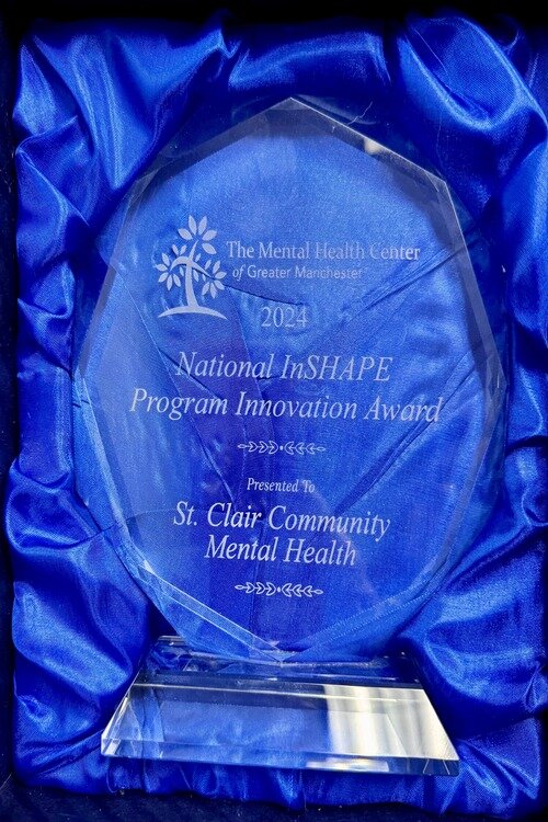 Award granted to SCCCMH for their InSHAPE Program.