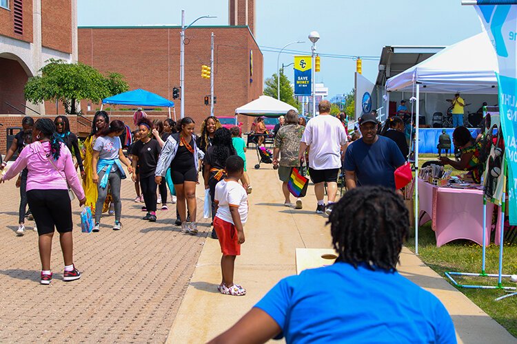 2023 Juneteenth celebration at St. Clair County Community College in Port Huron, Michigan.