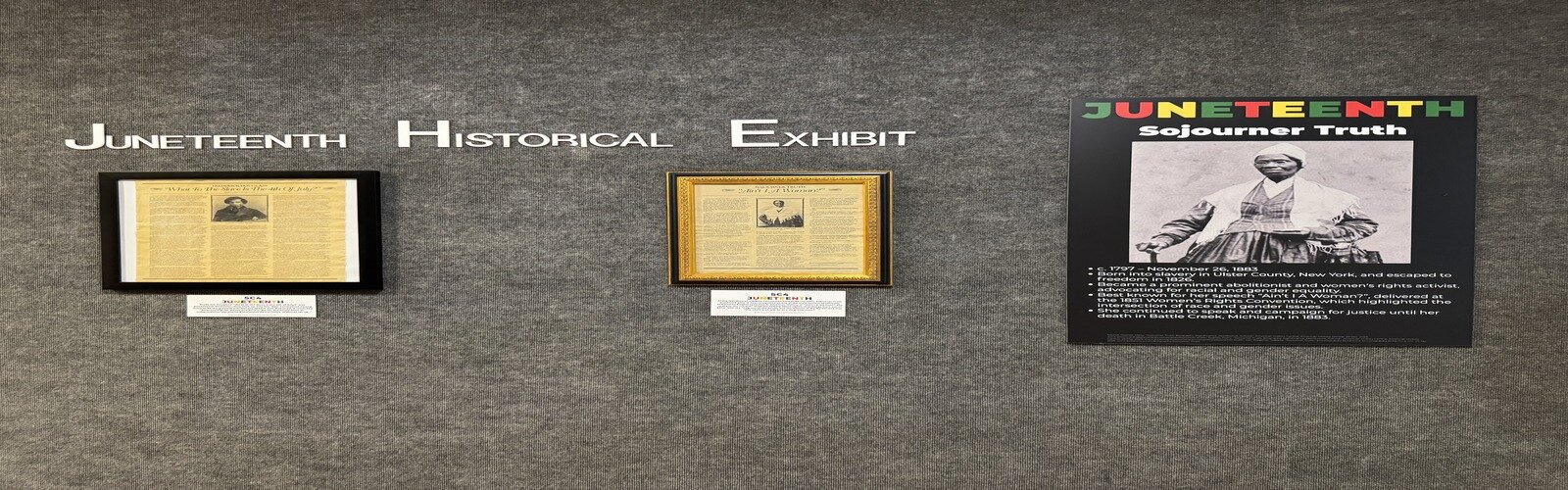 The Juneteenth Historical Exhibit at SC4.