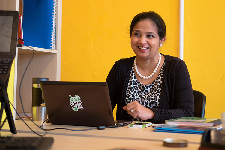 Kanchan Wankhede built her own business after moving to the United States.