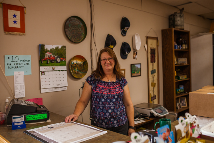 Cashier Kris Waite says the baked goods available are amazing.