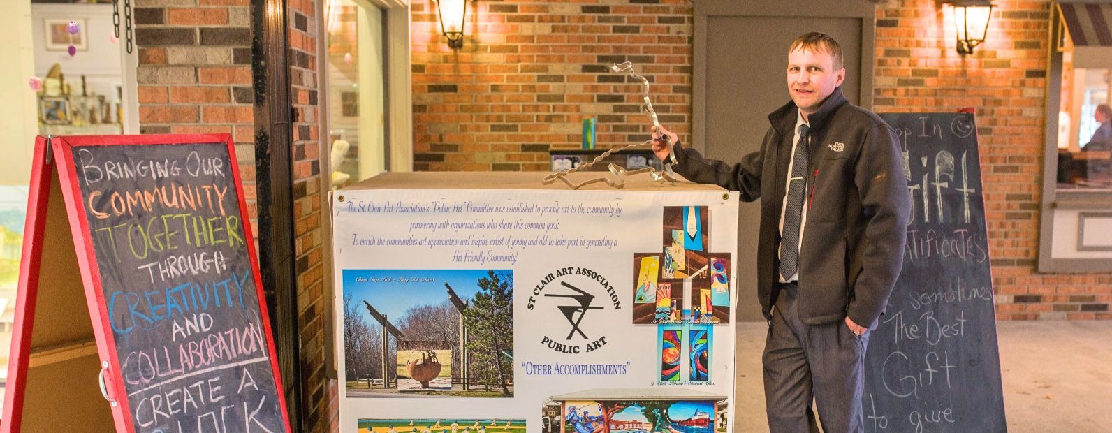 Jason Stier loves sharing his passion for the arts.