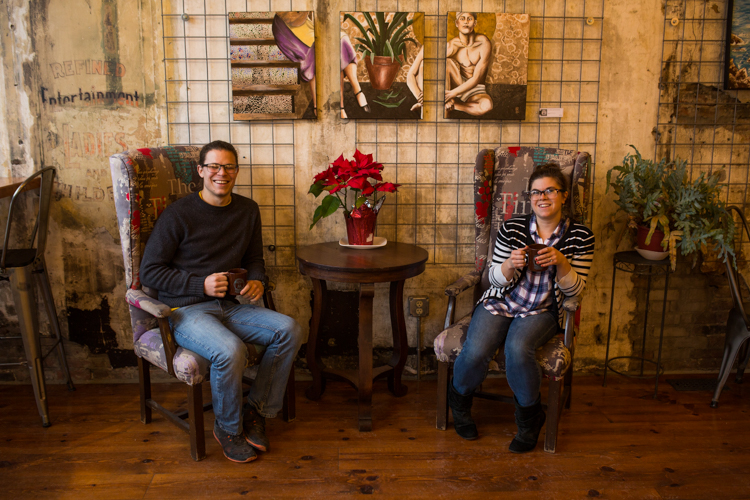 Nathan and Maggie Bottenfield of Exquisite Corpse Coffehouse