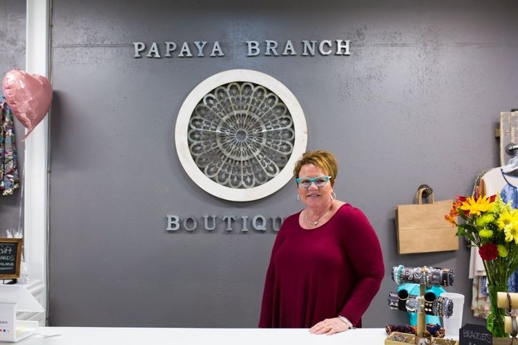 Laura Lyon of Papaya Branch Boutique.
