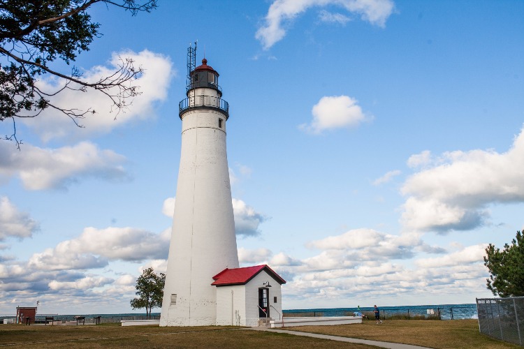 The Fort Gratiot Lighthouse is a beacon for tourists visiting Port Huron